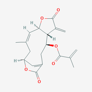 Chemical structure of Isodeoxyelephantopin