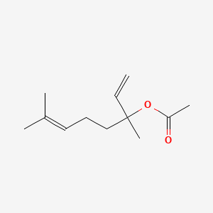Chemical structure of Linalyl acetate