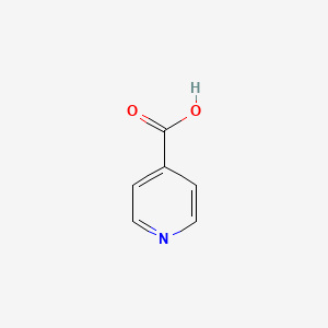 Chemical structure of Isonicotinic acid