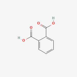 Chemical structure of Phthalic acid