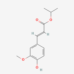 Chemical structure of Isopropyl ferulate