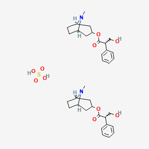 Chemical structure of L-Hyoscyamine sulfate