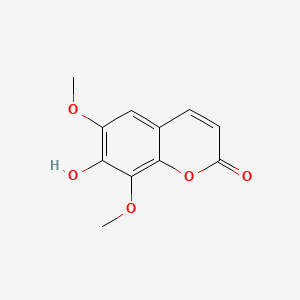 Chemical structure of Isofraxidin