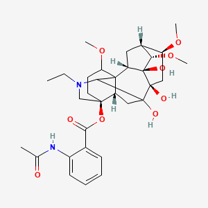 Chemical structure of Ranaconitine