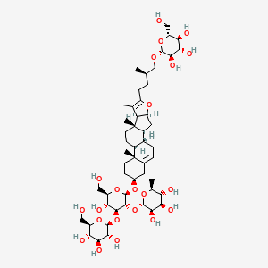 Chemical structure of Pseudoprotogracillin