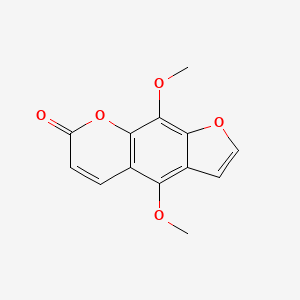Chemical structure of Isopimpinellin