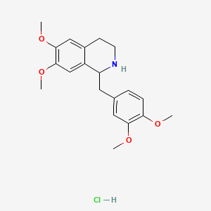 Chemical structure of Tetrahydropapaverine hydrochloride