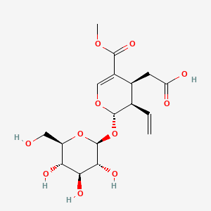 Chemical structure of Secoxyloganin