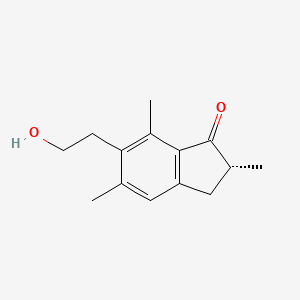 Chemical structure of Pterosin B