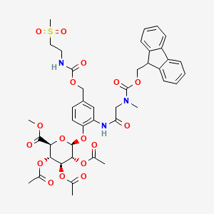 Chemical structure of MAC glucuronide linker-1