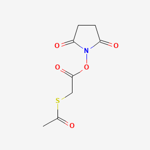 Chemical structure of N-Succinimidyl-S-acetylthioacetate