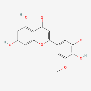 Chemical structure of Tricin