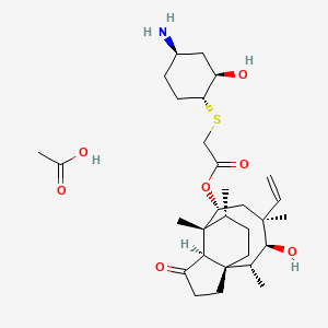 Chemical structure of Lefamulin acetate