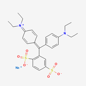 Chemical structure of Isosulfan blue