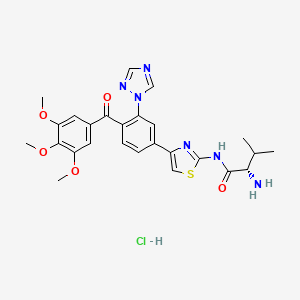 Chemical structure of Valecobulin hydrochloride