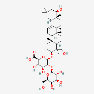 Chemical structure of Soyasaponin III