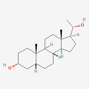 Chemical structure of Pregnanediol