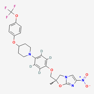 Chemical structure of Delamanid D4