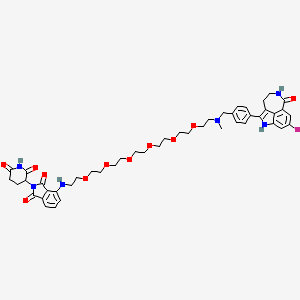 Chemical structure of iRucaparib-AP6