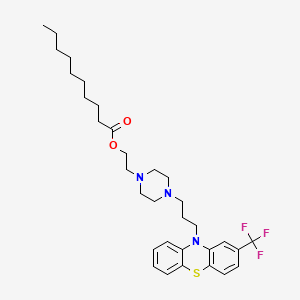 Chemical structure of Fluphenazine decanoate