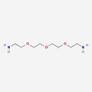 Chemical structure of Amino-PEG3-C2-Amine