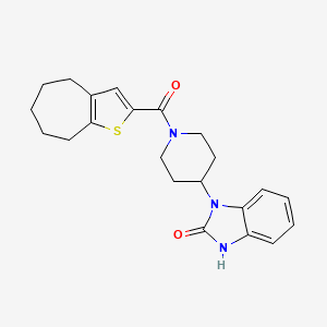 Chemical structure of GSK1702934A
