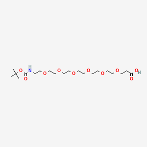 Chemical structure of Boc-NH-PEG6-CH2CH2COOH