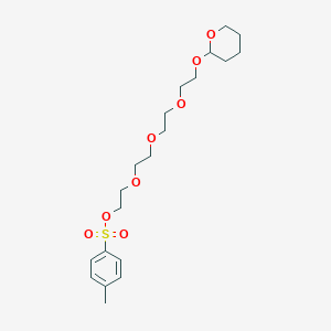 Chemical structure of Tos-PEG4-THP