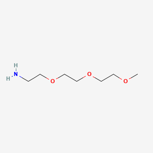 Chemical structure of m-PEG3-Amine