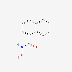 Chemical structure of 1-Naphthohydroxamic acid