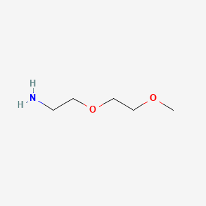 Chemical structure of m-PEG2-Amine