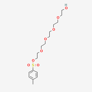 Chemical structure of PEG5-Tos
