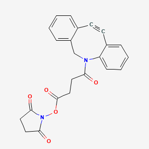Chemical structure of DBCO-NHS ester