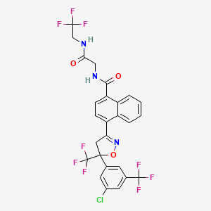 Chemical structure of Afoxolaner