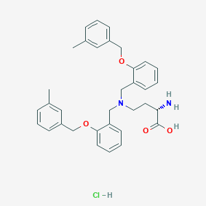 Chemical structure of V-9302 hydrochloride