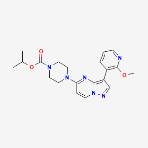 Chemical structure of LP-935509
