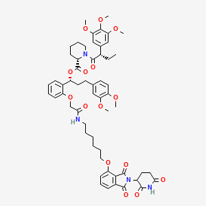 Chemical structure of FKBP12 PROTAC dTAG-13