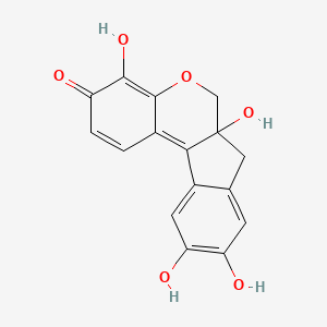 Chemical structure of Hematein