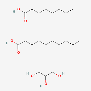 Chemical structure of Caprylic/Capric Triglyceride