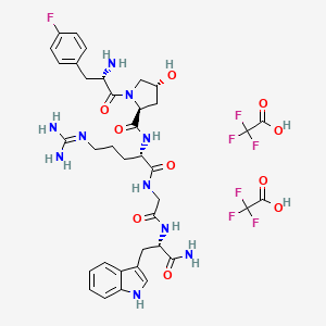 Chemical structure of Nemifitide diTFA