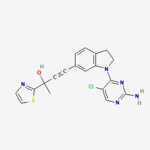 Chemical structure of B022
