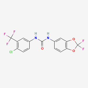 Chemical structure of PK150