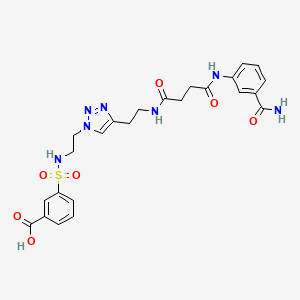 Chemical structure of PARP14 inhibitor H10