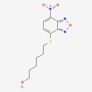 Chemical structure of NBDHEX