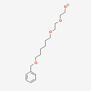 Chemical structure of PEG3-C4-OBn