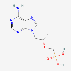 Chemical structure of (S)-Pmpa