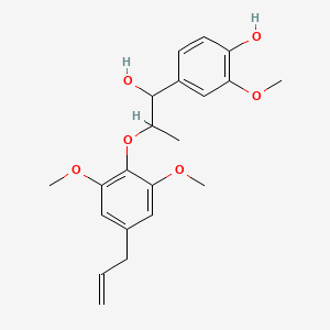 Chemical structure of (Rac)-Myrislignan