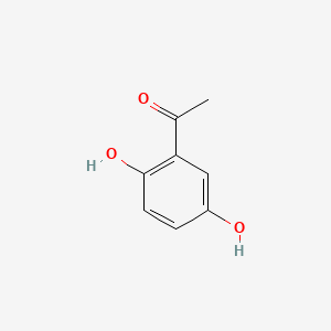 Chemical structure of 2-Acetylhydroquinone