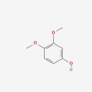 Chemical structure of 3,4-Dimethoxyphenol