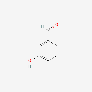 Chemical structure of 3-Hydroxybenzaldehyde